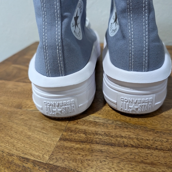 Converse Women Size 9 blue Chuck Taylor All Star Move Hi 568498C New with Box - Picture 6 of 7